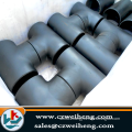 butt weld seamless carbon steel sch40 equal pipe tees